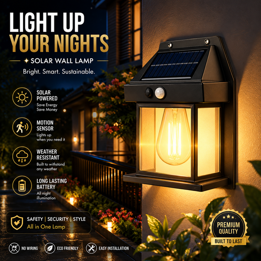 SOLAR WIRELESS WALL LAMP