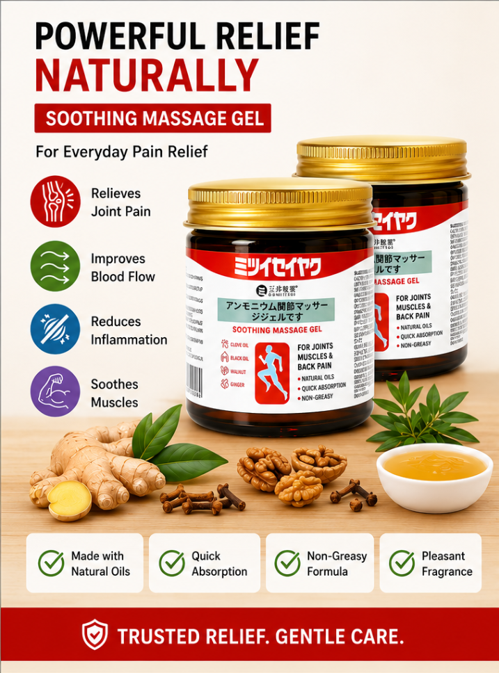 PAIN RELIEF SOOTHING MASSGAGE GEL(Pack of 2)