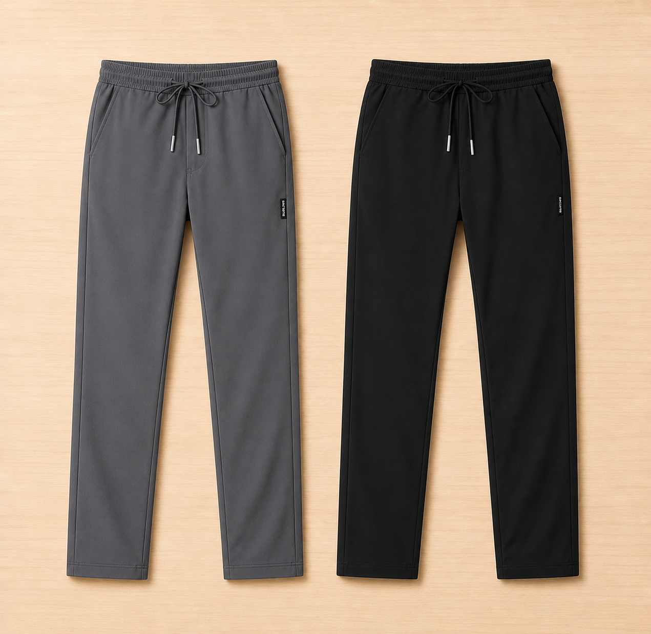 MEN'S TRACK PANTS BUY 1 GET 1 FREE (BLACK&GRAY)