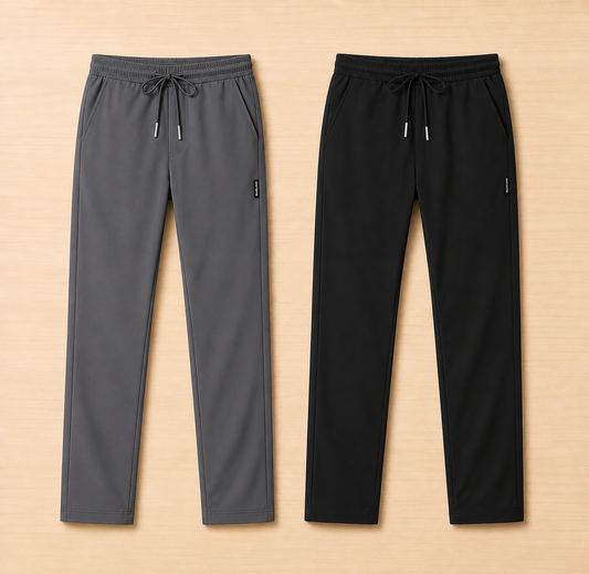 MEN'S TRACK PANTS BUY 1 GET 1 FREE (BLACK&GRAY)